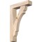 Ekena Millwork Olympic Block Smooth Bracket w/ Offset Brace, Douglas Fir, 5 1/2"W x 22"D x 34"H BKT0604X22X34OLY05SDF - alternate 1